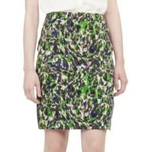 Club Monaco Carey Camo Pencil Skirt